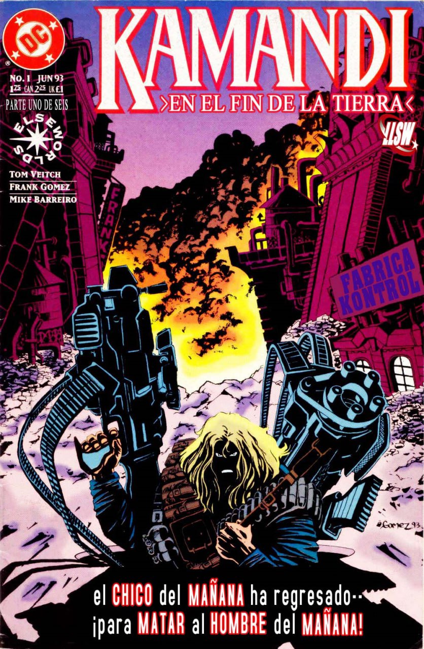Portada ampliada de KAMANDI <EN EL FIN DE LA TIERRA>