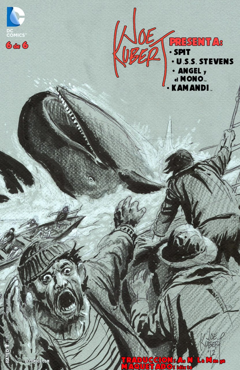 Portada ampliada de Joe Kubert