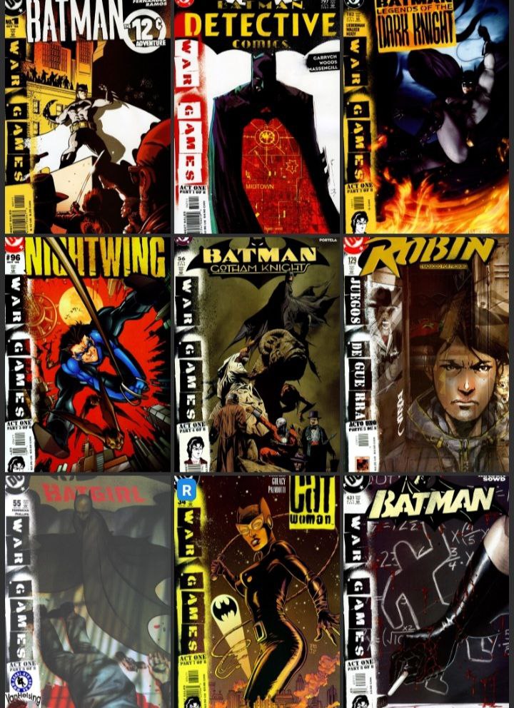 Portada ampliada de Batman - War Games (2004)