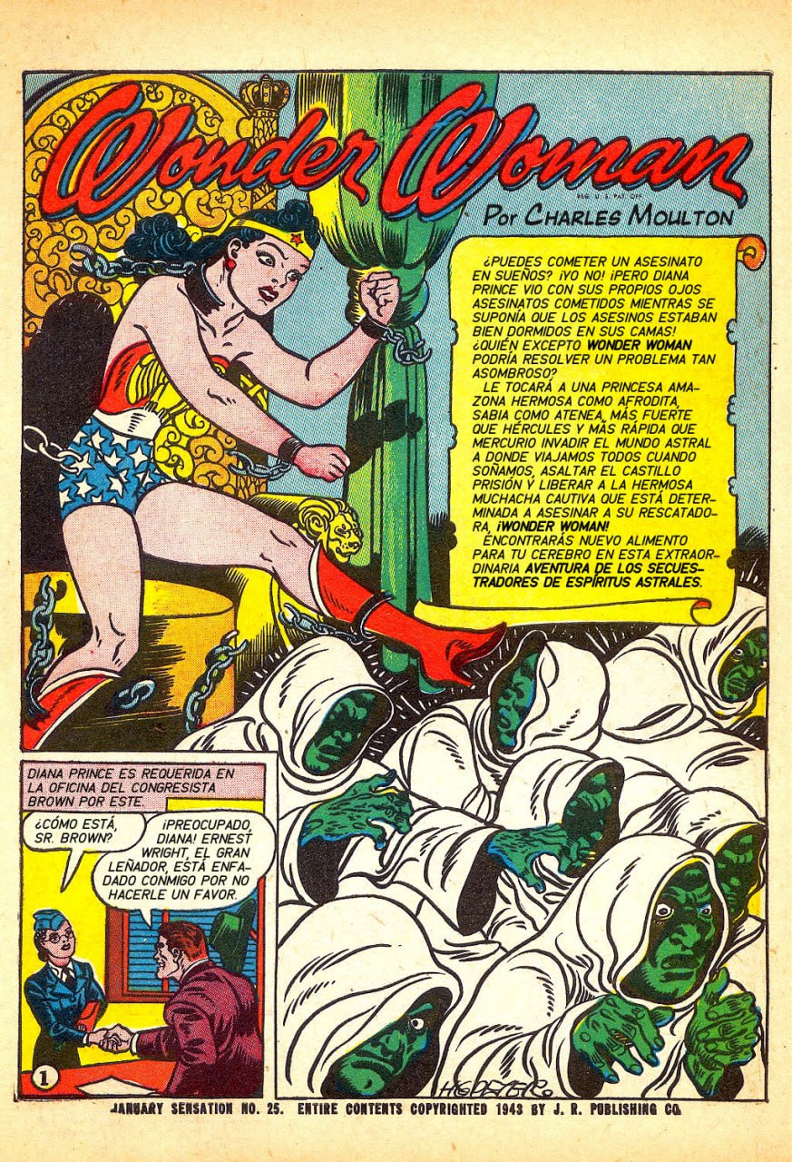 Portada ampliada de Wonder Woman