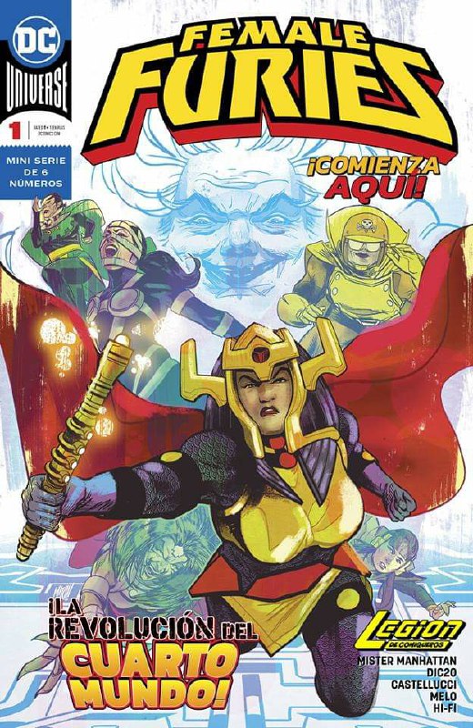 Portada ampliada de Female Furies