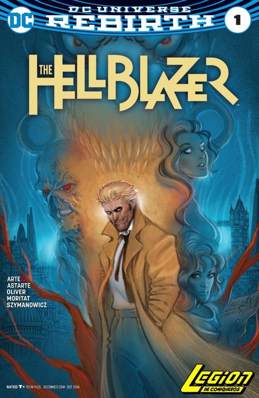 Portada ampliada de THE HELLBLAZER