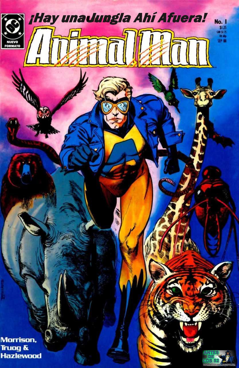 Portada ampliada de Animal Man