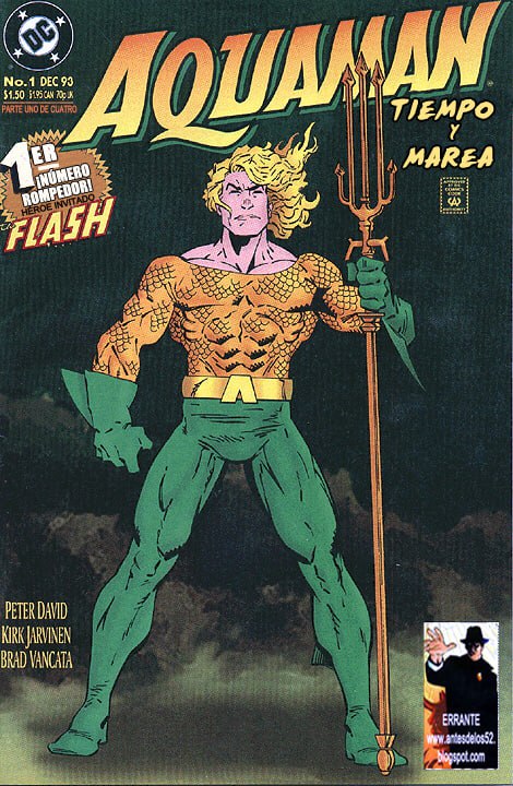 Portada ampliada de AQUAMAN TIEMPO MAREA