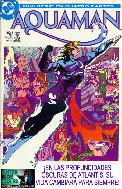 Portada ampliada de AQUAMAN