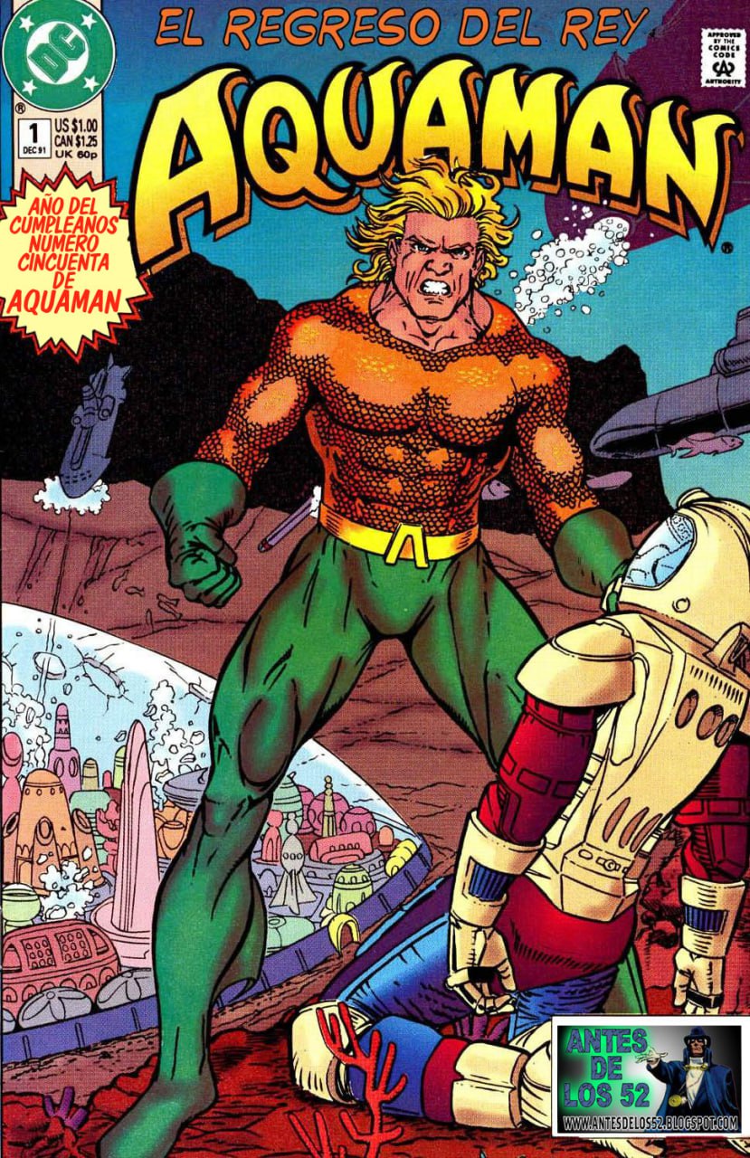 Portada ampliada de AQUAMAN
