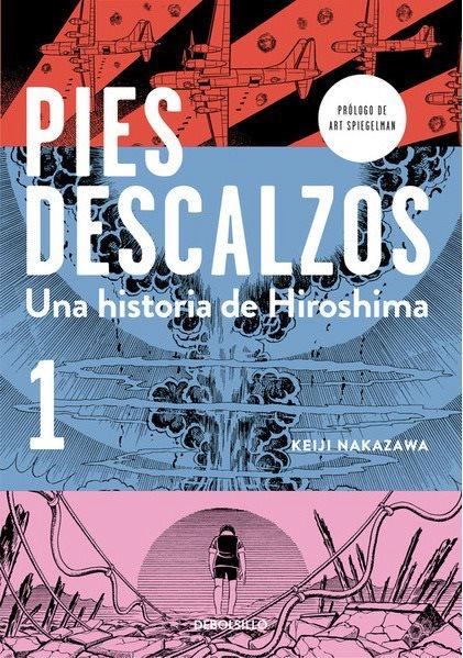 Portada ampliada de PIES DESCALZOS Una historia de Hiroshima
