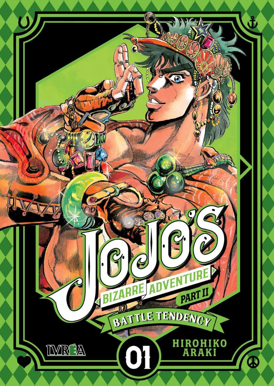 Portada ampliada de Jojo's Bizarre Adventure Part II: Battle Tendency
