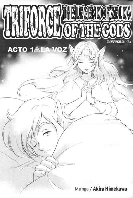 Portada ampliada de TRIFORCE THE LEGEND OF ZELDA OF THE GODS