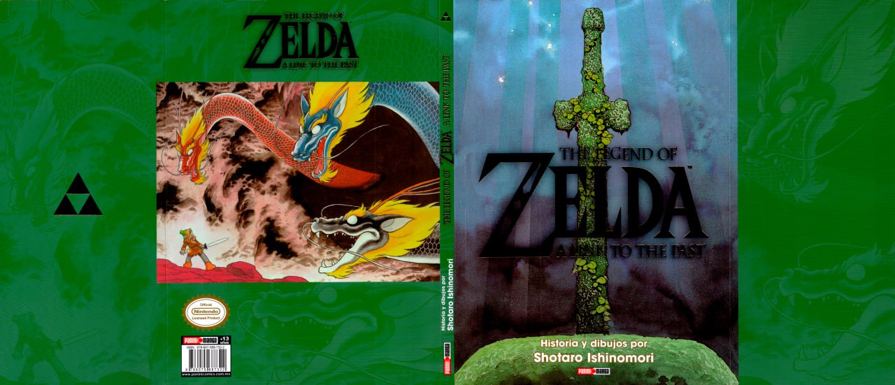 Portada ampliada de The Legend of Zelda