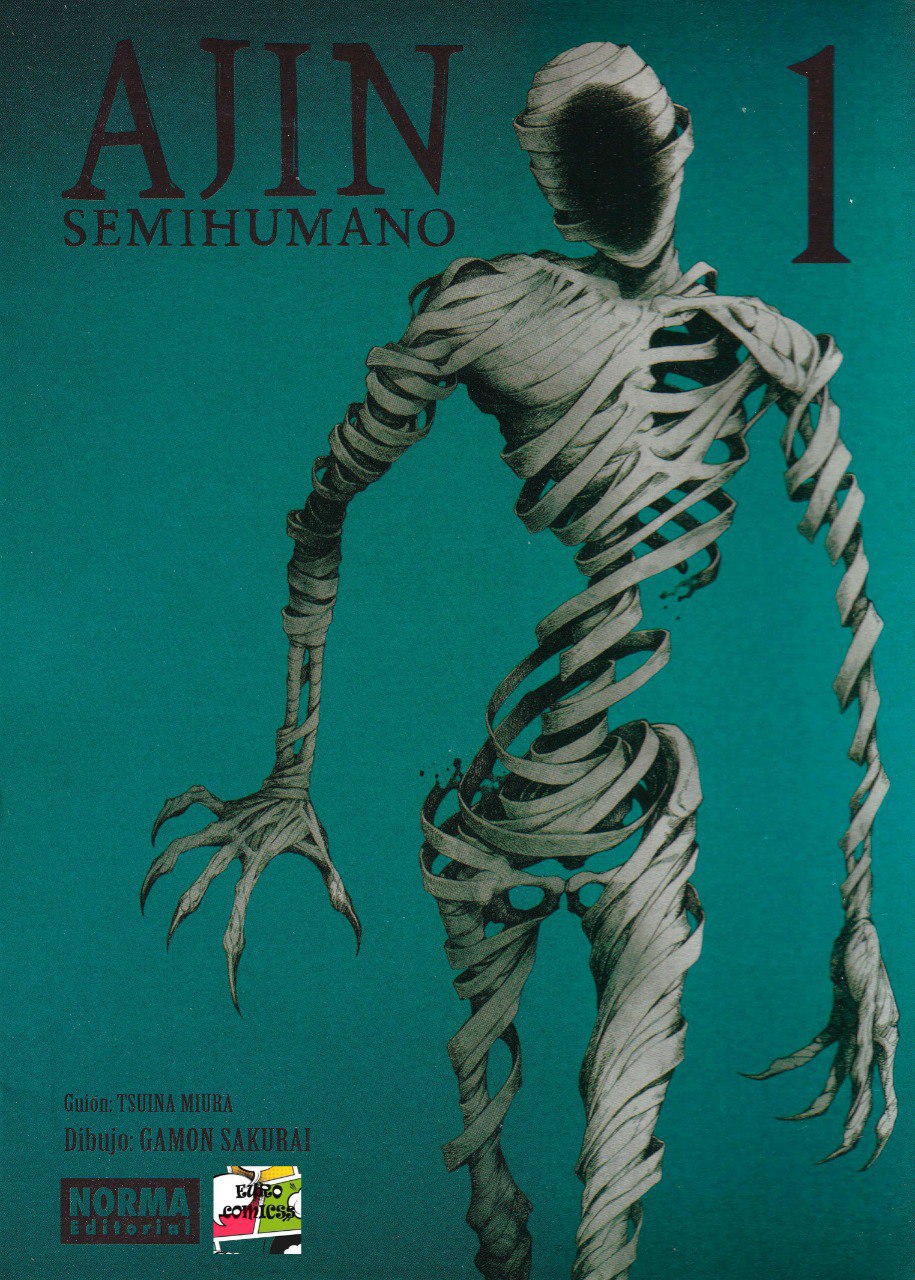 Portada ampliada de AJIN SEMIHUMANO