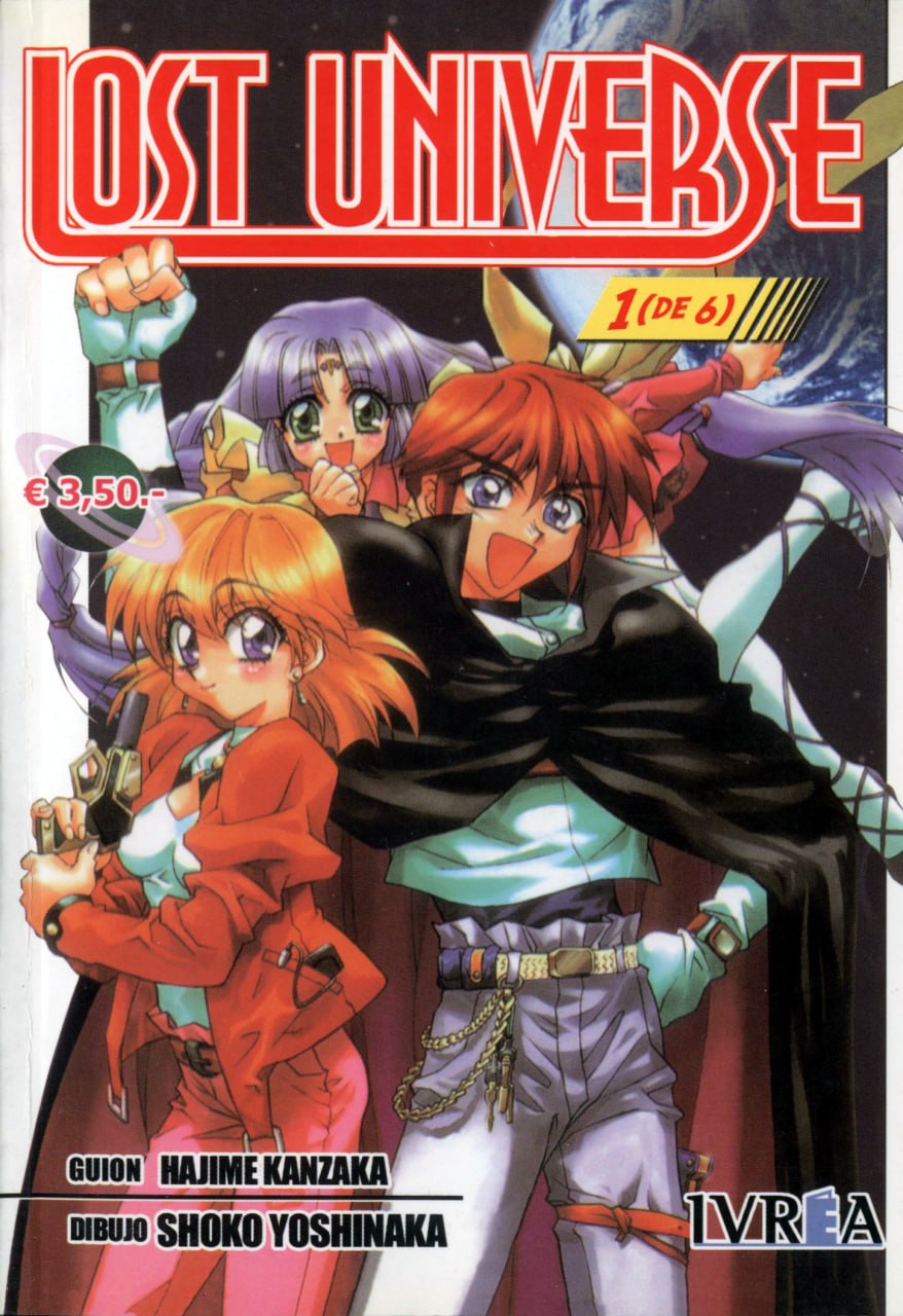 Portada ampliada de Lost Universe