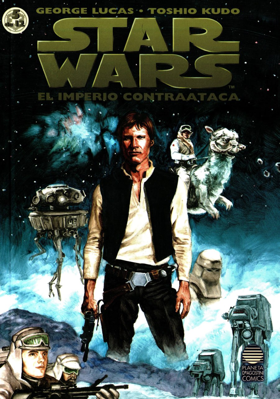 Portada ampliada de STAR WARS EL IMPERIO CONTRAATACA