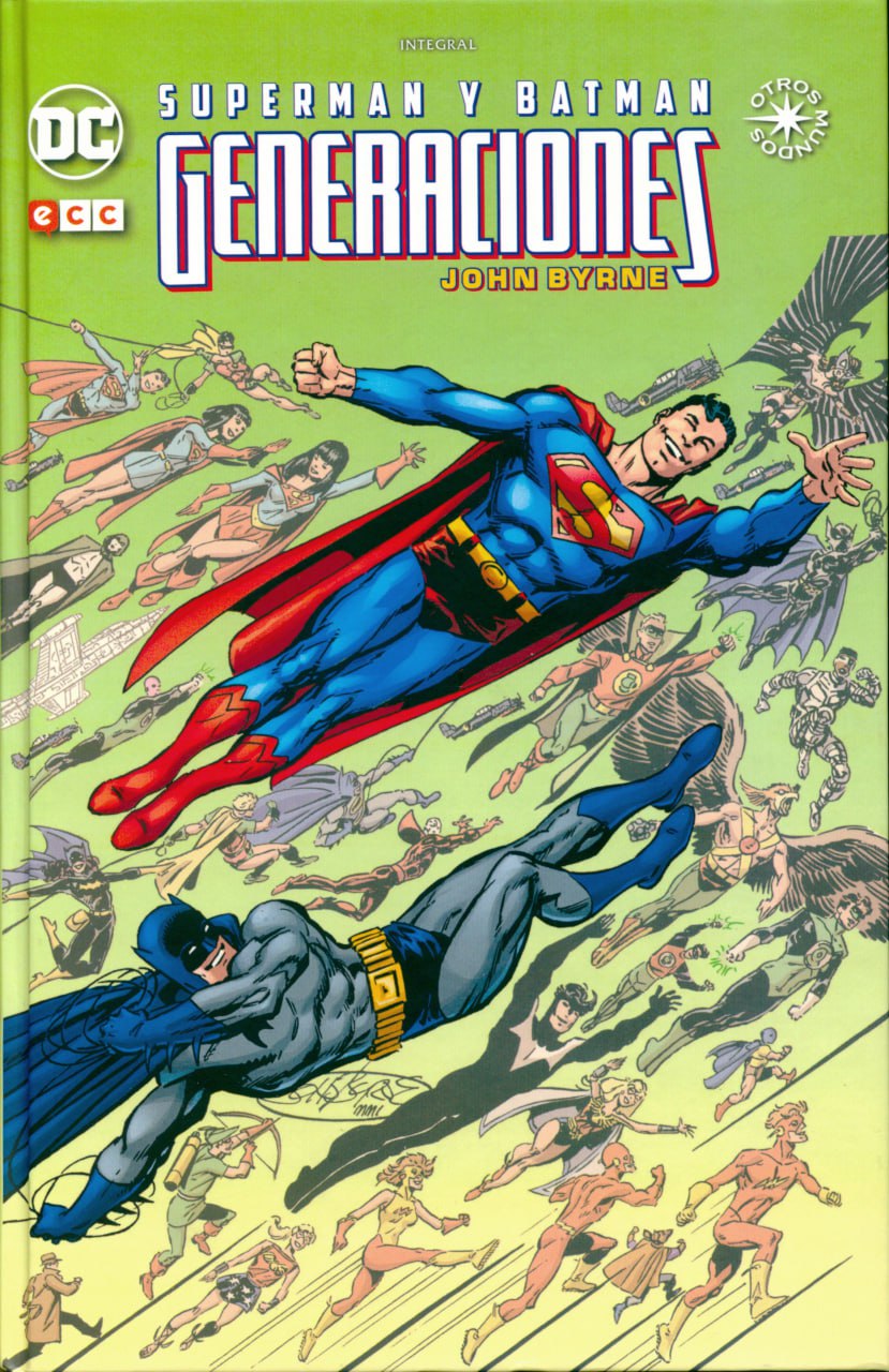 Portada ampliada de SUPERMAN Y BATMAN GENERACIONES