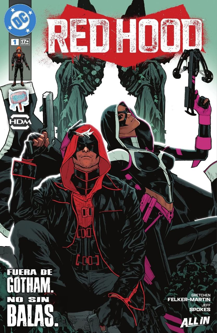 Portada ampliada de RED HOOD