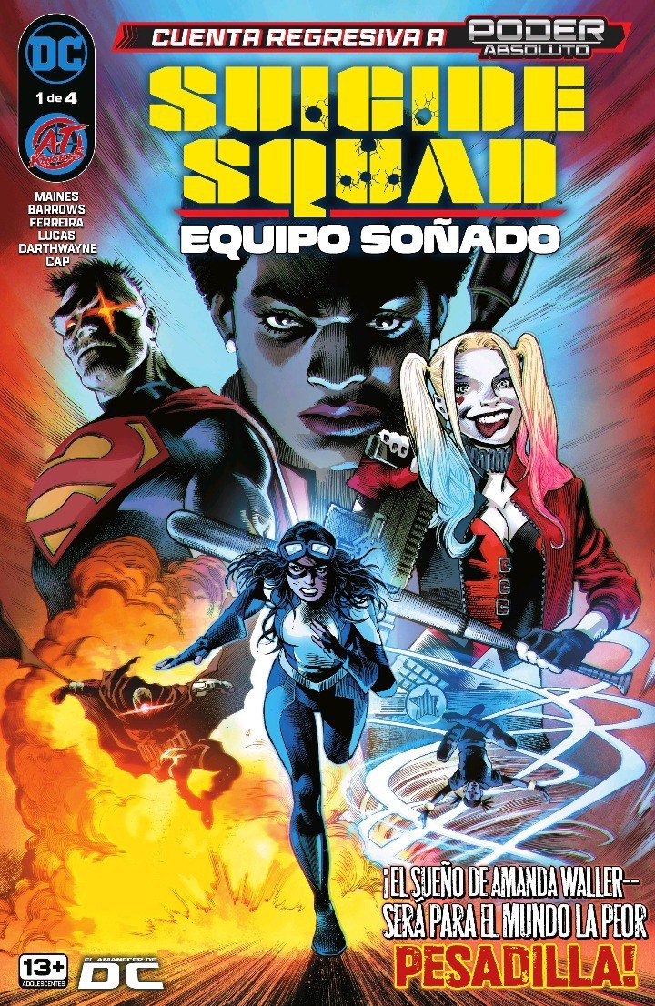 Portada ampliada de SUICIDE SQUAD EQUIPO SOÑADO