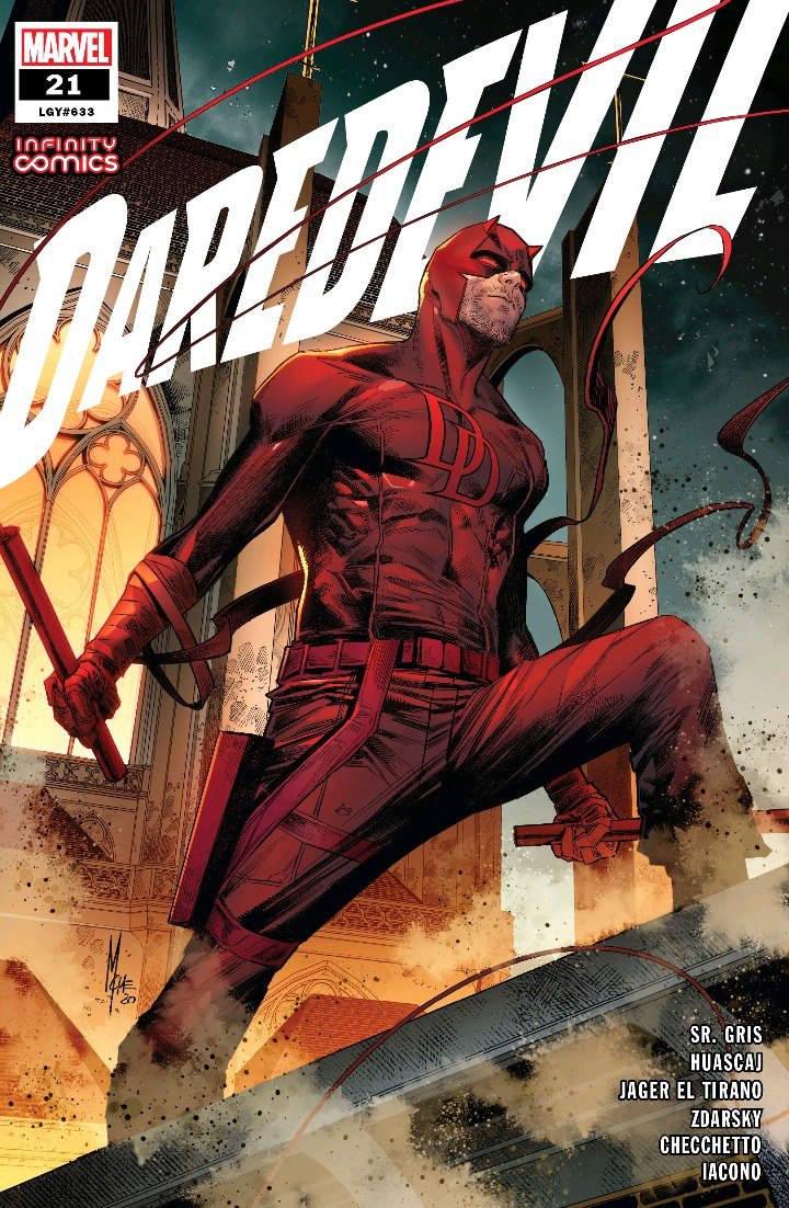 Portada ampliada de Daredevil