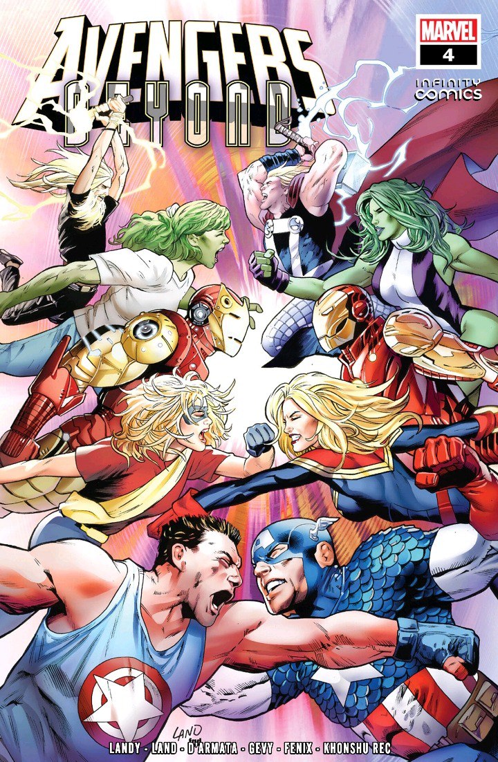 Portada ampliada de AVENGERS BEYOND