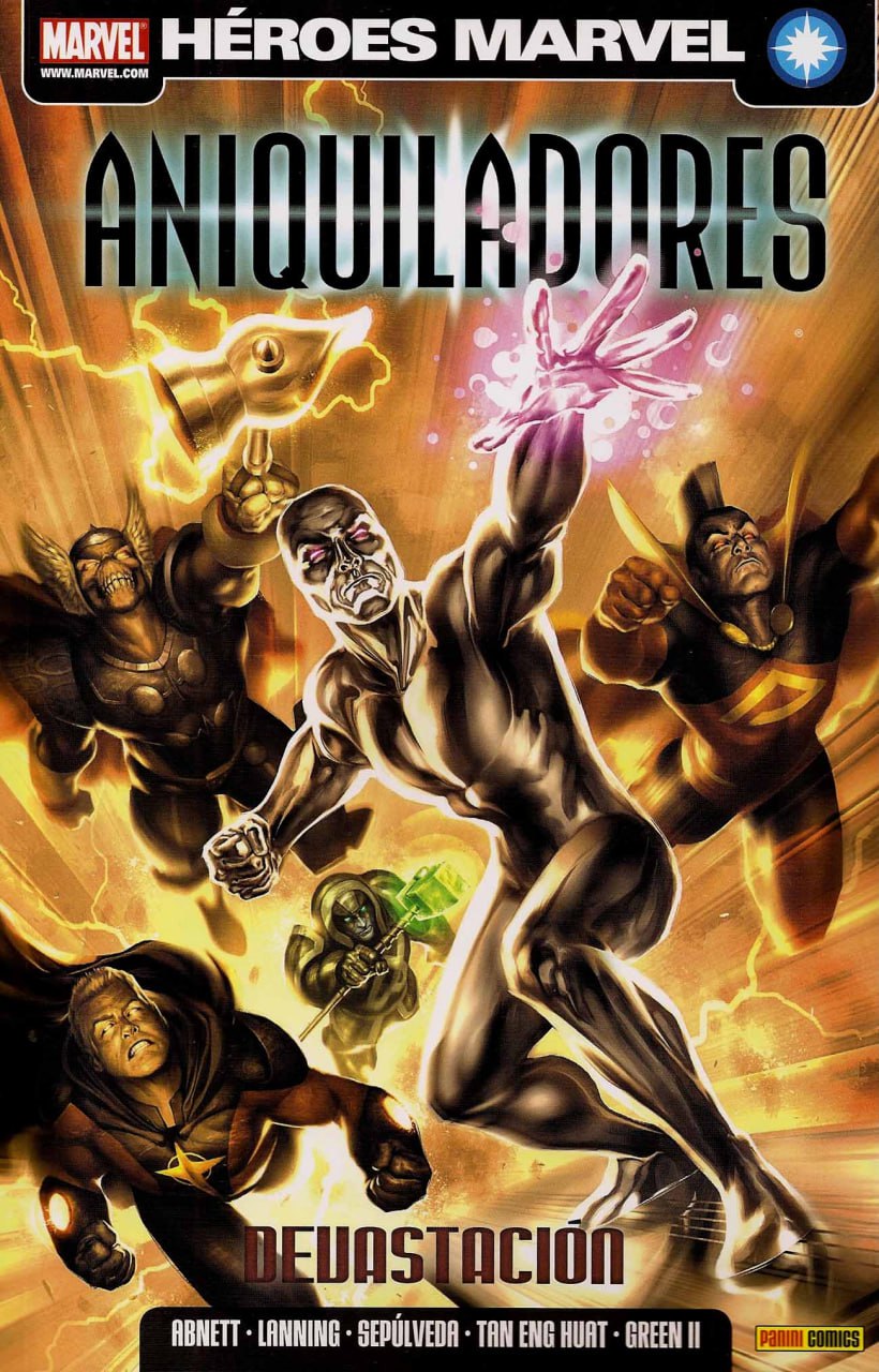 Portada ampliada de Aniquiladores