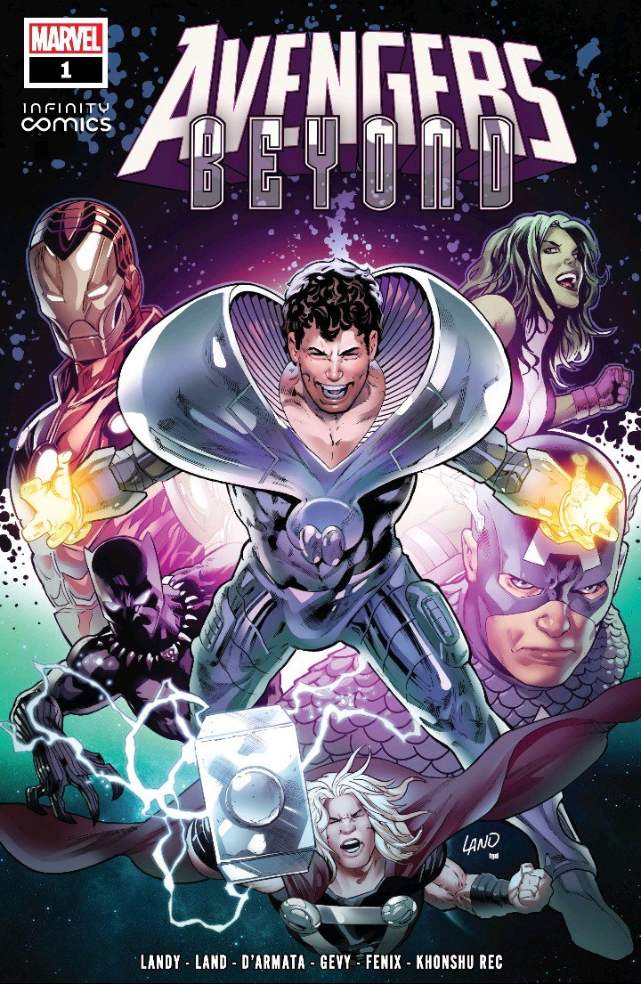 Portada ampliada de AVENGERS BEYOND