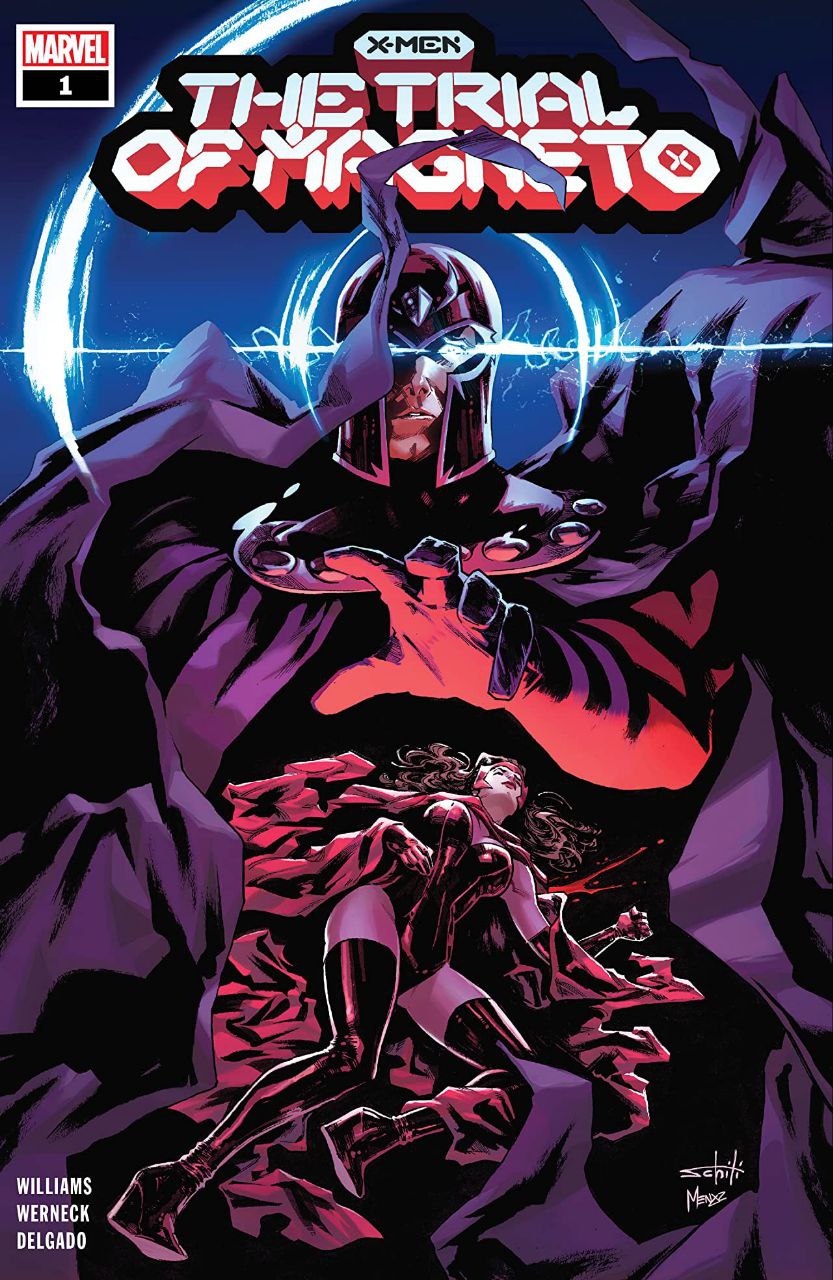 Portada ampliada de THE TRIAL OF MAGNETO
