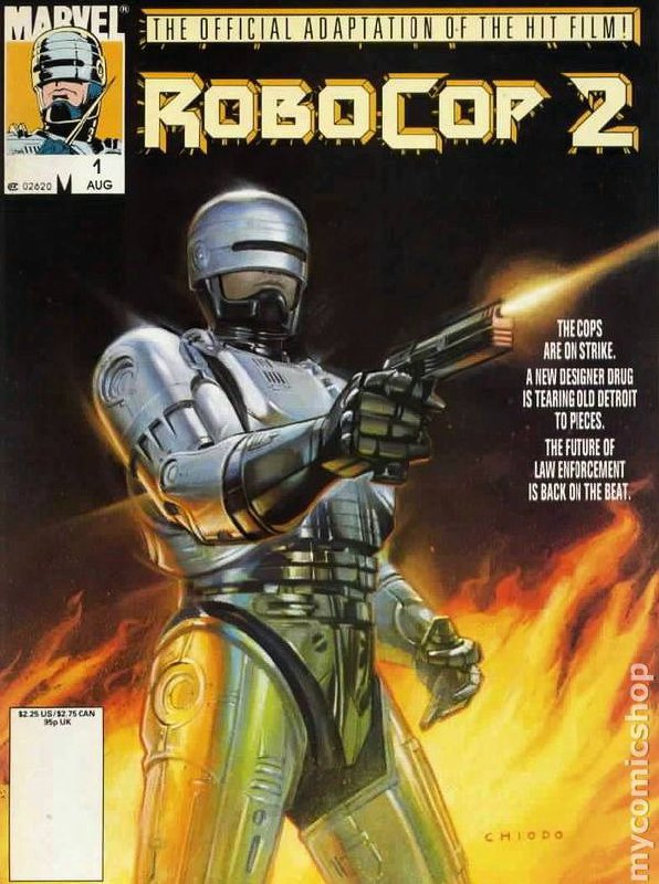 Portada ampliada de ROBOCOP 2