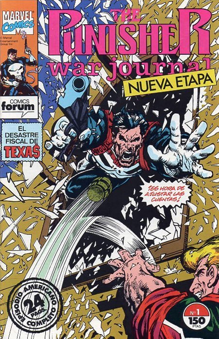 Portada ampliada de The Punisher War Journal