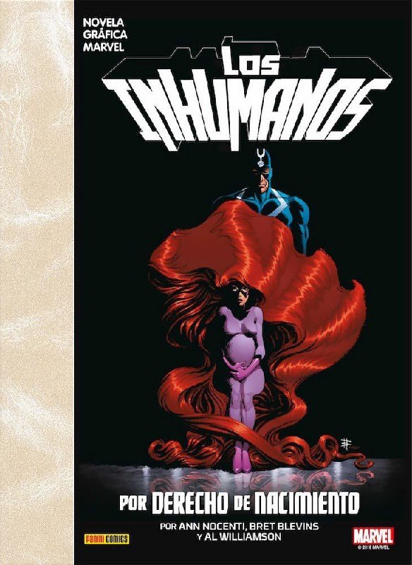 Portada ampliada de Los Inhumanos