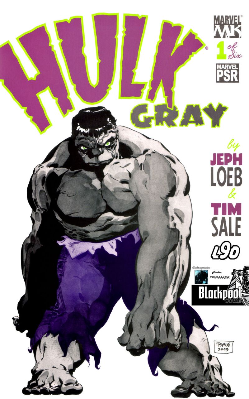 Portada ampliada de HULK GRAY