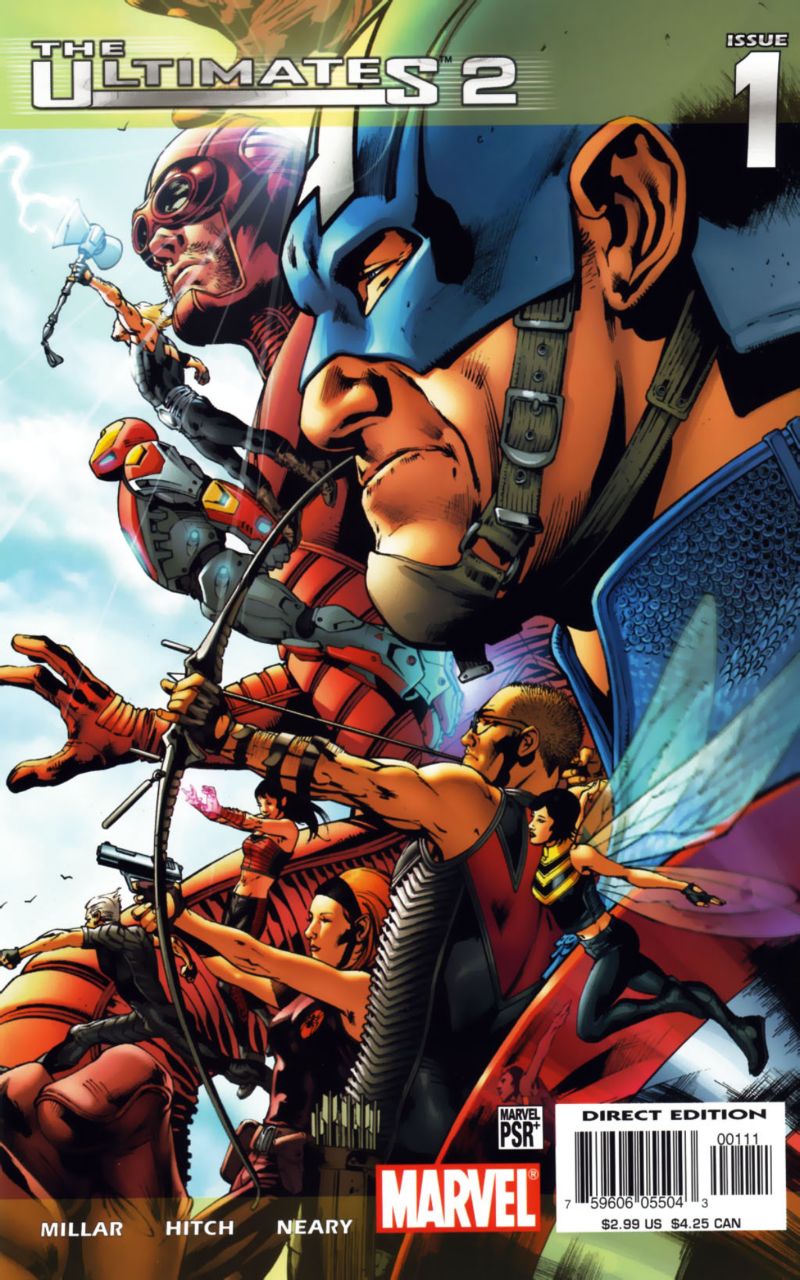 Portada ampliada de The Ultimates