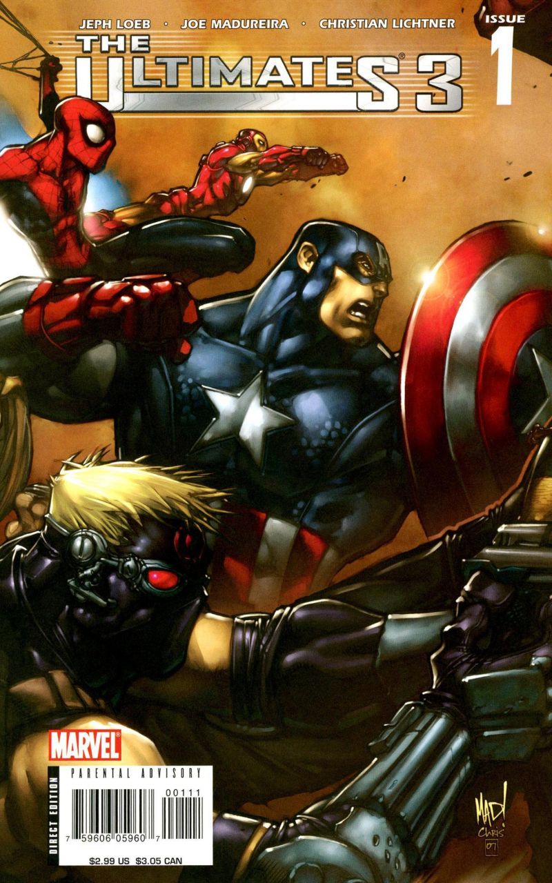 Portada ampliada de The Ultimates