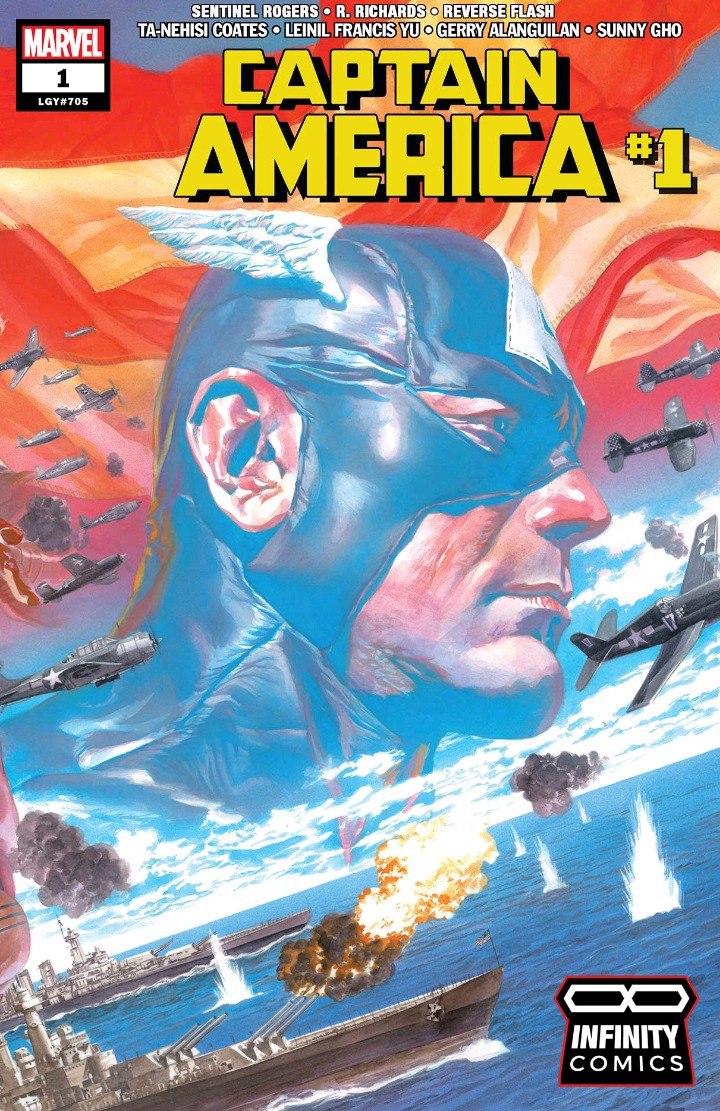 Portada ampliada de CAPTAIN AMERICA #