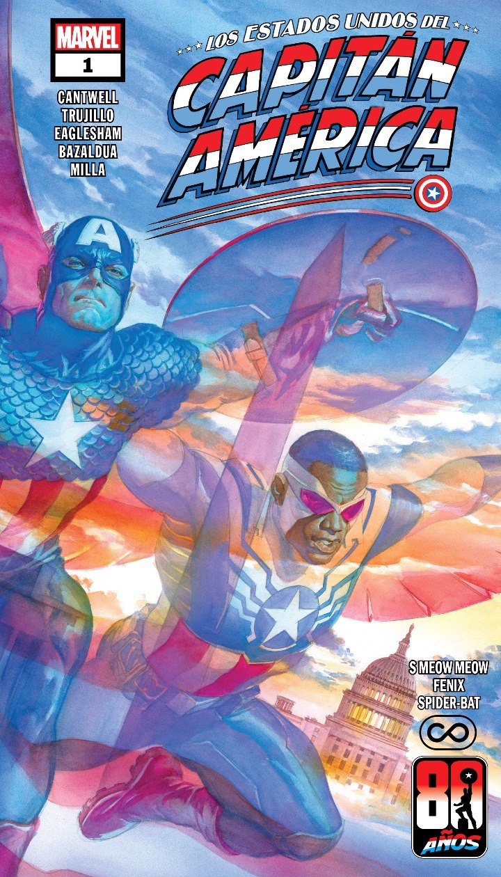 Portada ampliada de CAPITAN AMERICA