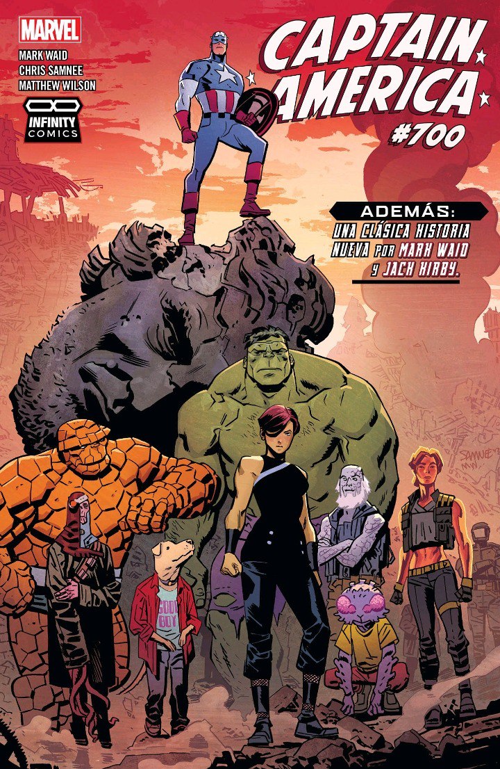 Portada ampliada de CAPTAIN AMERICA #