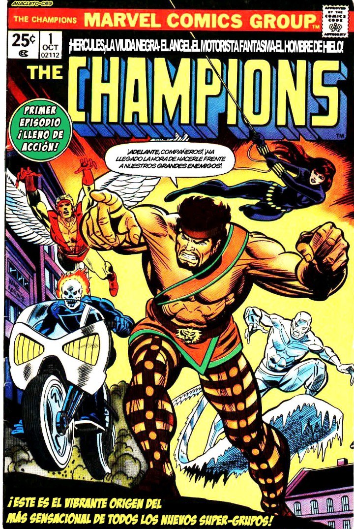Portada ampliada de THE CHAMPIONS