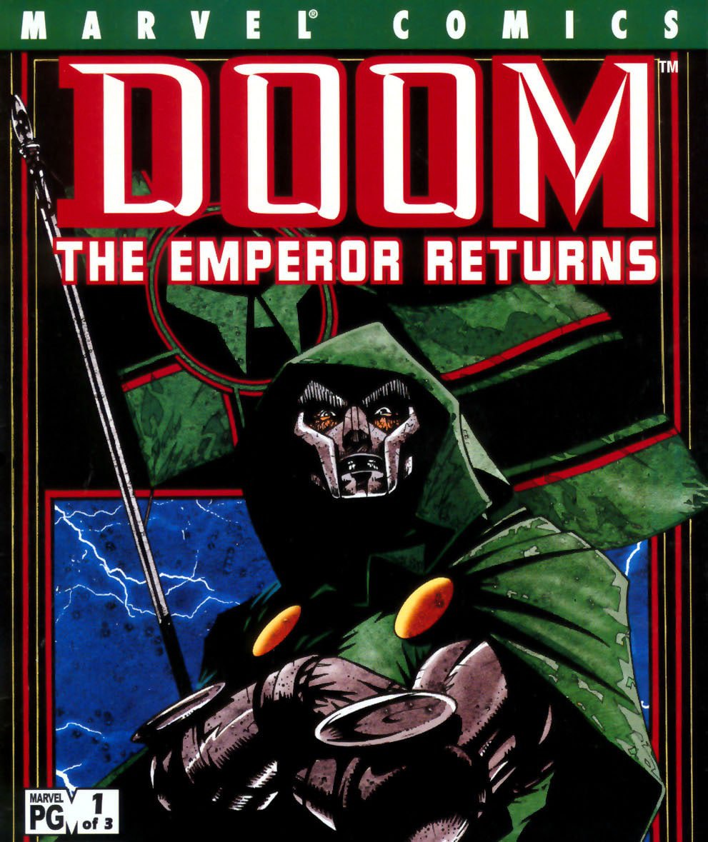 Portada ampliada de DOOM THE EMPEROR RETURNS