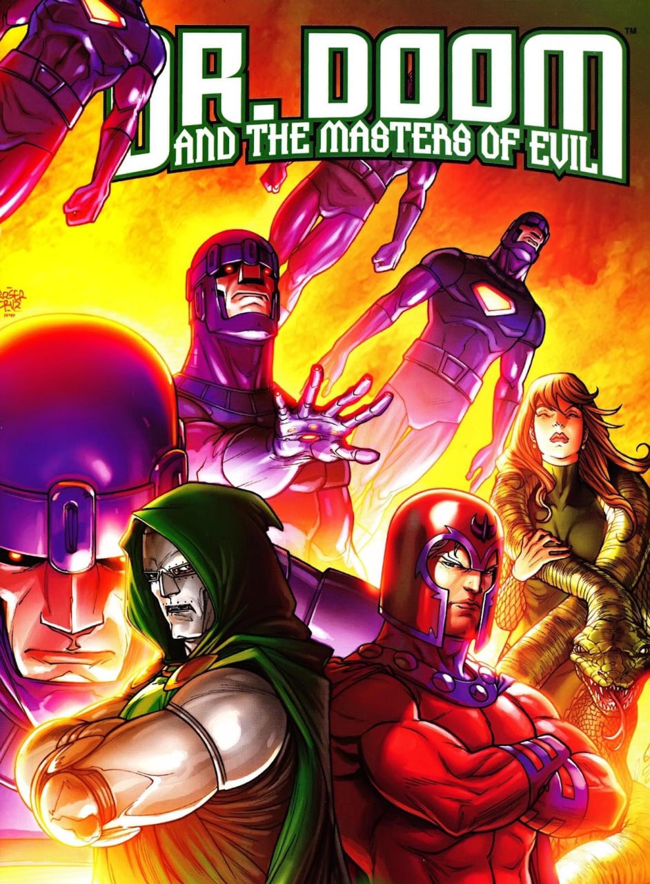 Portada ampliada de DR. DOOM AND THE MASTERS OF EVIL