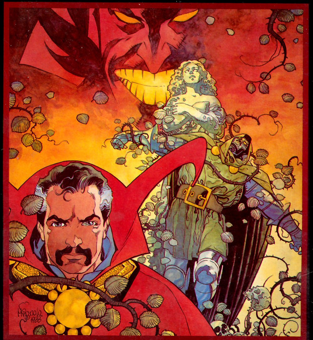 Portada ampliada de Novelas Gráficas de Marvel: Doom