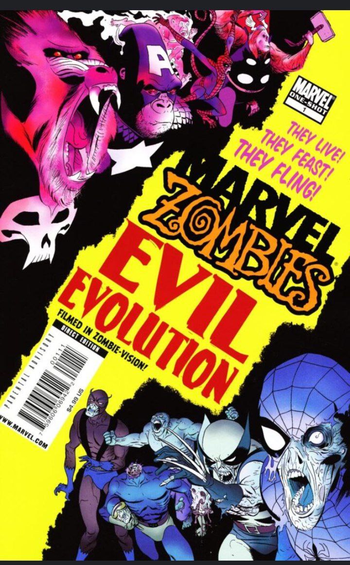 Portada ampliada de MARVEL ZOMBIS EVIL EVOLUTION