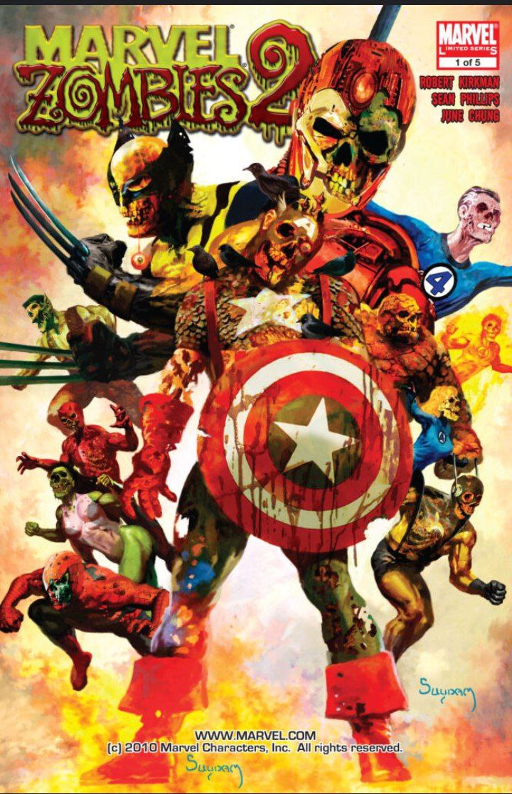 Portada ampliada de MARVEL ZOMBIES