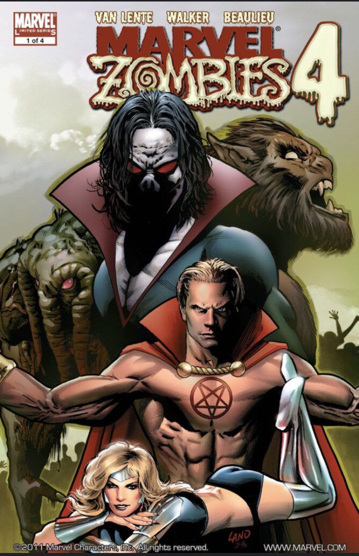 Portada ampliada de Marvel Zombies