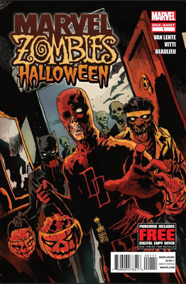 Portada ampliada de MARVEL ZOMBIES HALLOWEEN