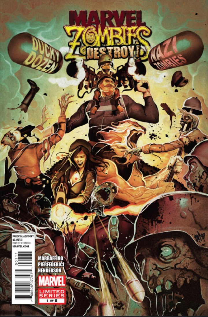 Portada ampliada de MARVEL ZOMBIES ZOMBESTROYED