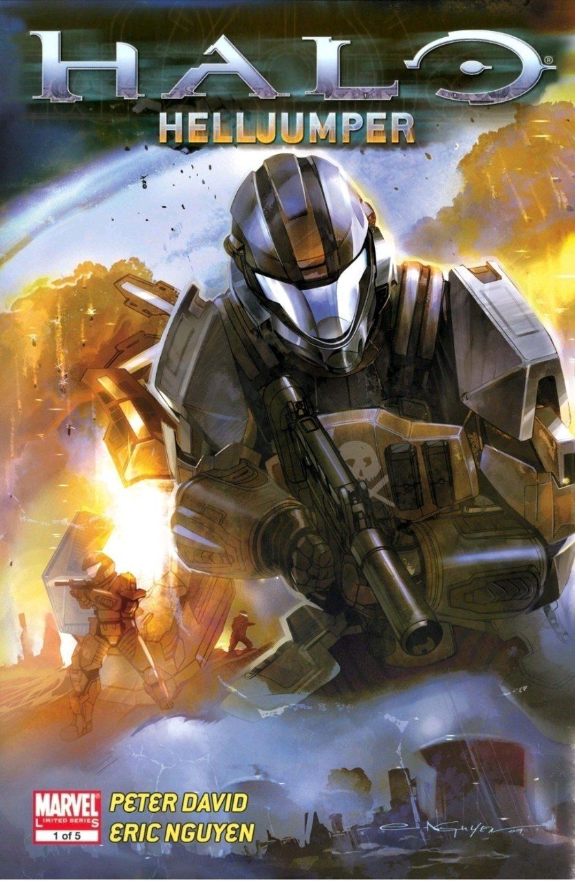 Portada ampliada de HALO HELLJUMPER