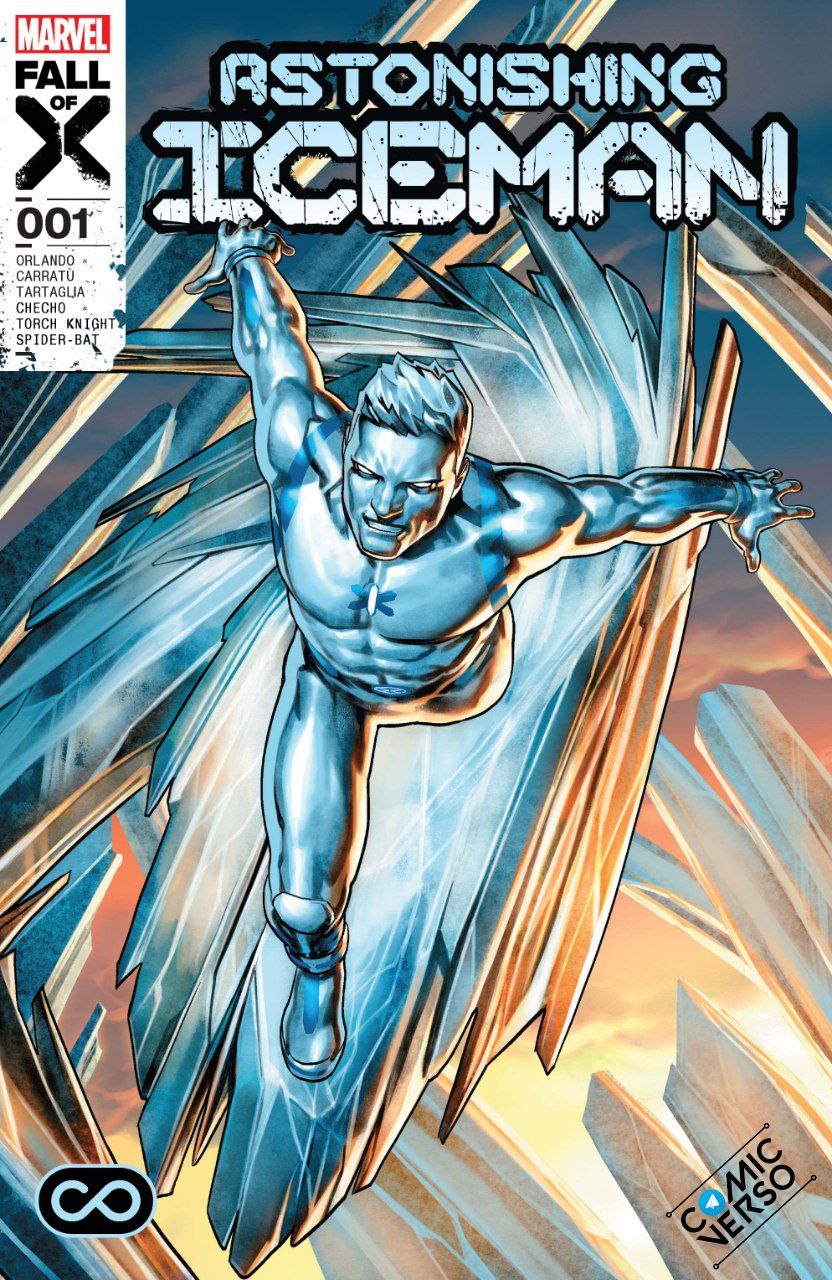 Portada ampliada de ASTONISHING ICEMAN!