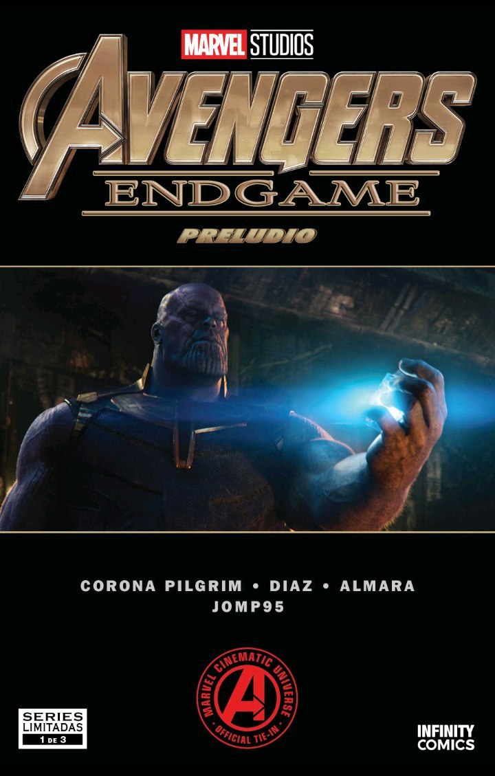 Portada ampliada de AVENGERS ENDGAME