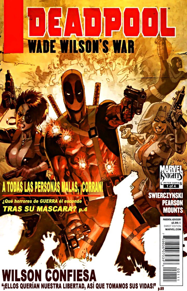 Portada ampliada de DEADPOOL