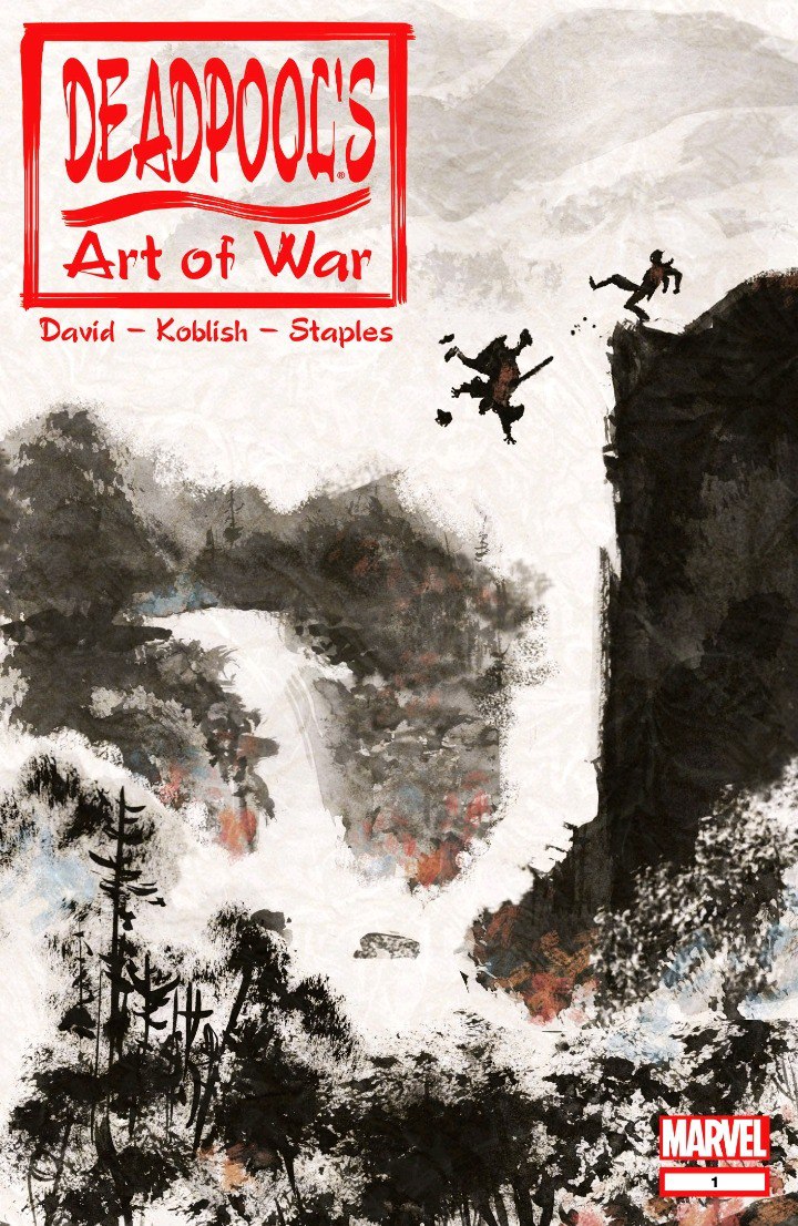 Portada ampliada de DEADPOOL'S Art of War