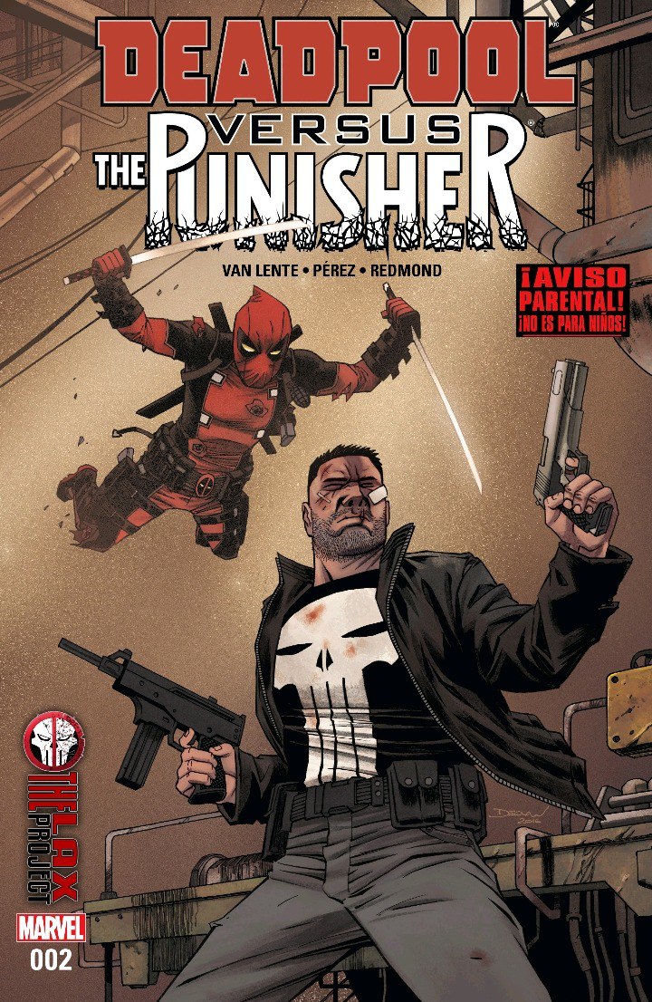 Portada ampliada de DEADPOOL VERSUS THE PUNISHER