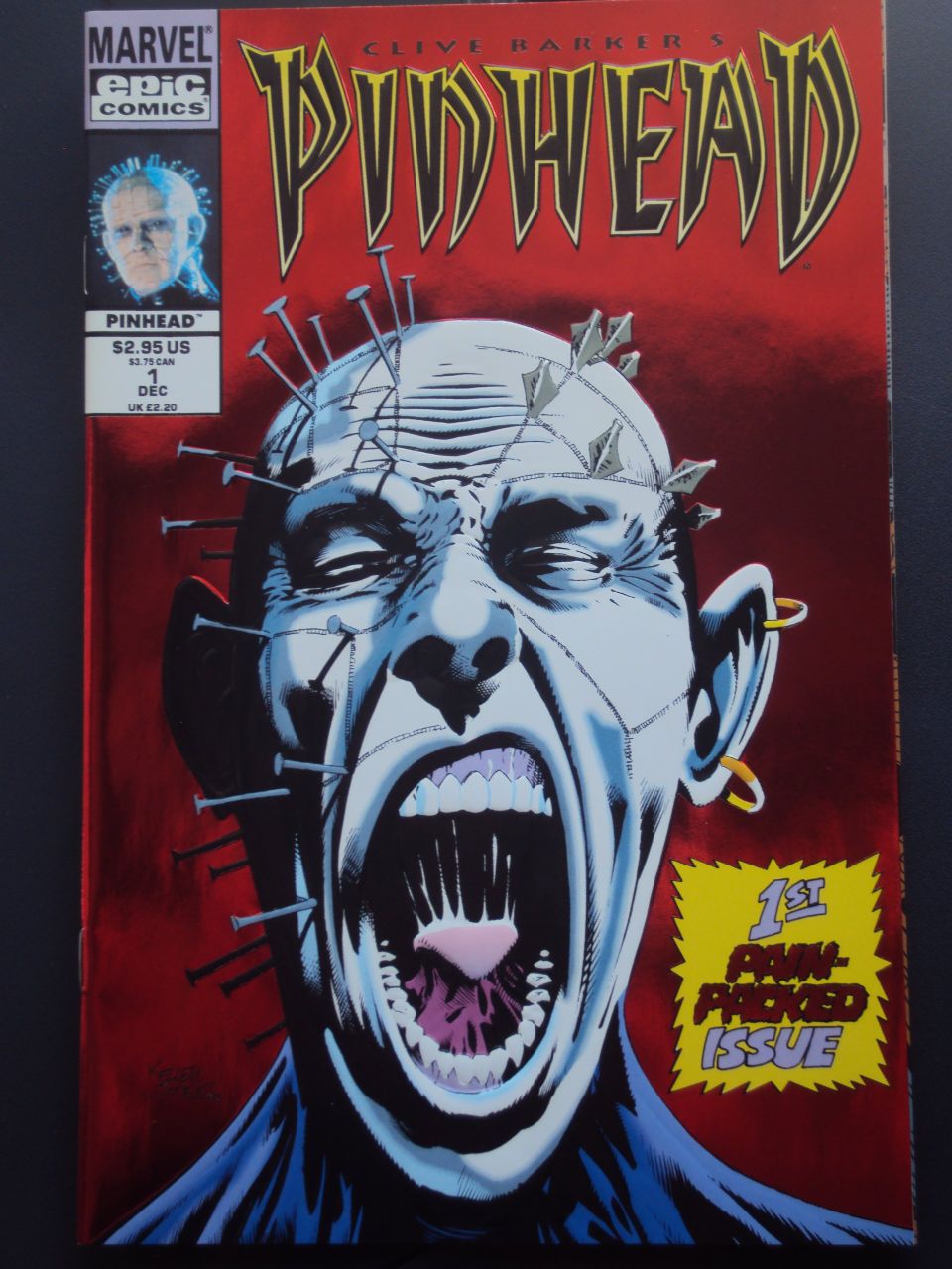 Portada ampliada de Pinhead